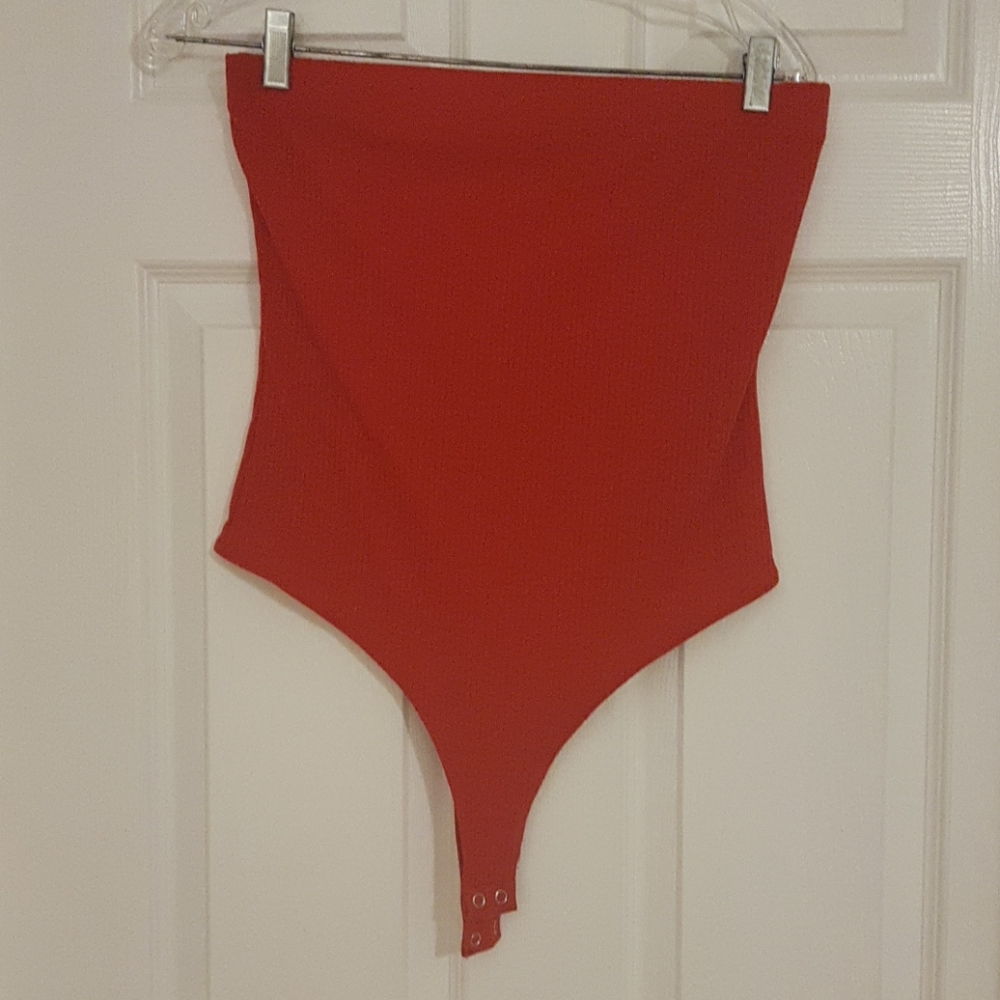 Red body suit